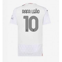Zenski Nogometni Dres AC Milan Rafael Leao #10 Gostujuci 2023-24 Kratak Rukav
